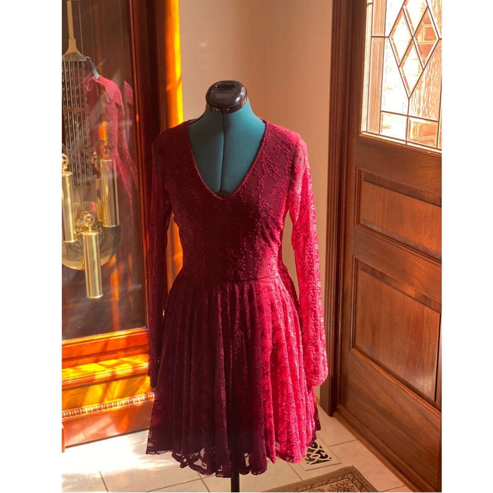 Altar’d State Long Sleeve Lace Dress
